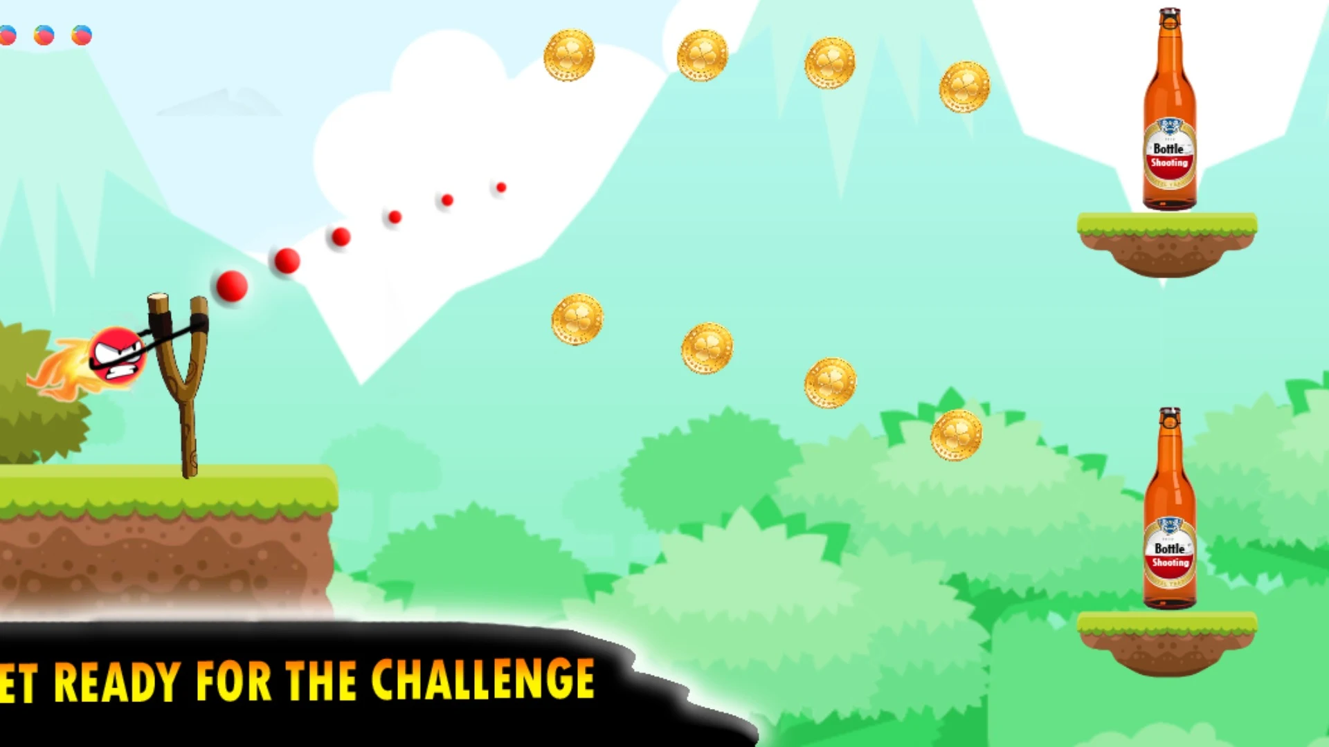 Knock Down Bottles: Slingshot screenshot