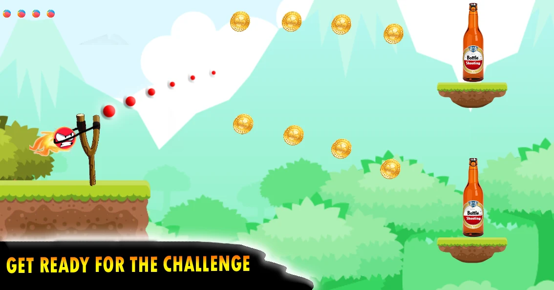 Knock Down Bottles: Slingshot screenshot